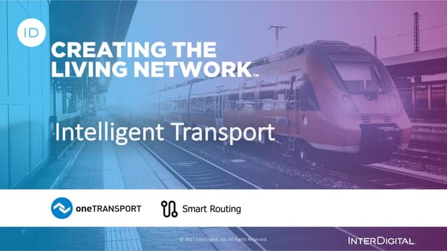 Thumbnail for the Presentation titled MWC17: Intelligent Transport