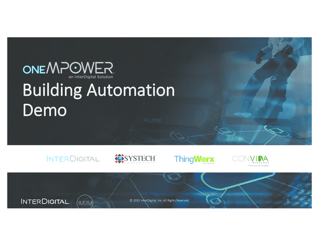 Thumbnail for the Presentation titled IoT Week Korea 2015 - Building Automation