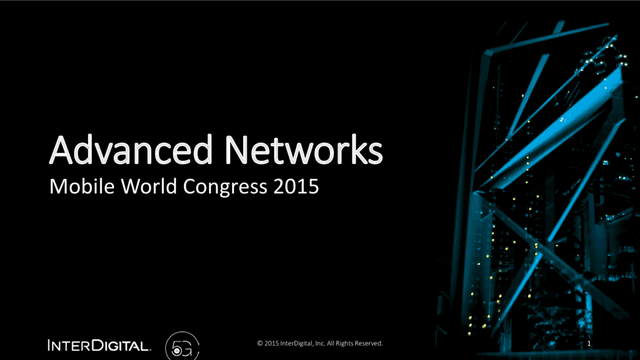 Thumbnail for the Presentation titled Advanced Networks