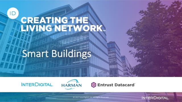 Thumbnail for the Presentation titled MWC17: Smart Buildings