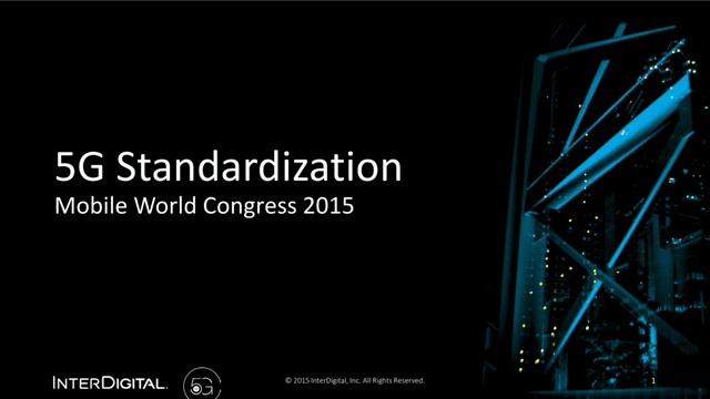 Thumbnail for the Presentation titled 5G Standardization