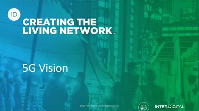 Thumbnail for the Presentation titled MWC17: 5G Vision