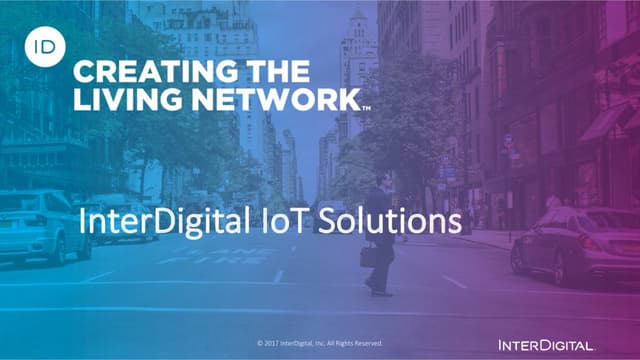Thumbnail for the Presentation titled MWC17: IoT Solutions