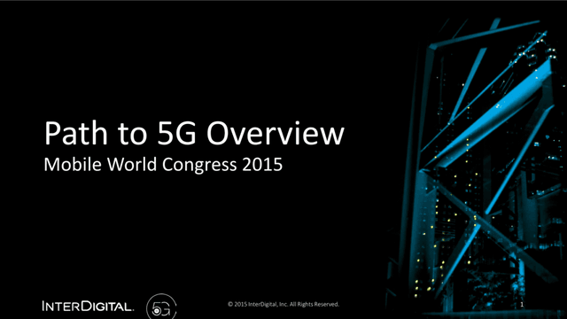 Thumbnail for the Presentation titled Path to 5G Overview